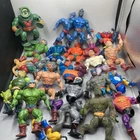 Large Vintage MOTU He Man Action Figures And Parts Lot - No Reserve