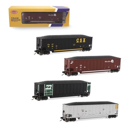 Evemodel Train Wagon HO Scale Coal Car 1:87 Coalporter Hopper Car C8771