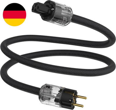 Tertullus Hifi High End Netzkabel C15 Stromkabel Hifi Audio Kaltgerätekabel Mit 