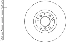 Vented Brake Discs and Pads Front Proformer PBD8314+PBP7273 fits VAUX CITROEN+