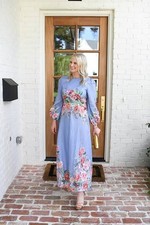 RARE Zimmermann Bellitude Floral Long Maxi Dress - Size 2 / AU 12 / US 8