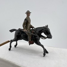 Britains Union Lead Civil War Miniature Soldier on Horse England Moving Arm
