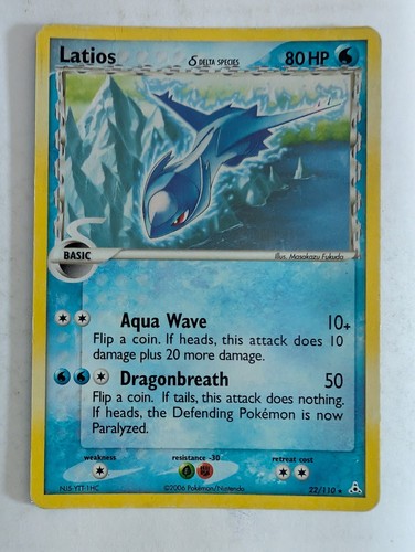 Latios - 22/110 - Holon Phantoms Foil Holo Pokemon Card