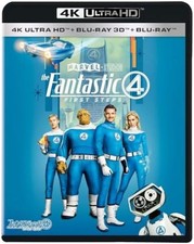Pre-sale Fantastic Four First Steps 4K UHD 3D Blu-ray F/S w/Tracking Japan New
