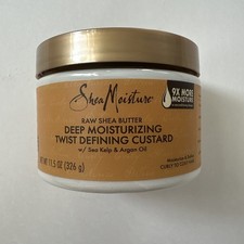 (1) Shea Moisture Raw Shea Butter Deep Moisturizing Twist Defining Custard