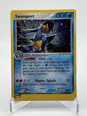 Swampert #13/109 Holo Rare 2003 Pokemon Ruby & Sapphire