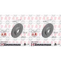 2X Zimmermann Sport Bremsscheiben 256Mm Gelocht Vorne Passend FüR Opel Astra Cor
