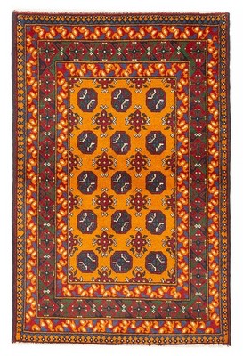 Traditional Hand-knotted Carpet 3'2'' x 4'10'' Wool Oriental Area Rug