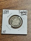 1889 Seated Liberty Silver Dime XF Extra Fine US 10c Type Coin (Raw18029)