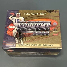 SEALED BOX Supreme 2000 Home Of The Perfect Rookie Cards Factory Set Football