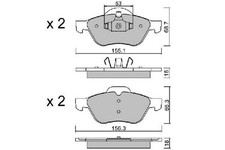 AISIN Bremsbeläge Satz Vorne Bremsklötze für RENAULT TWINGO II (CN0) Wind Cabrio