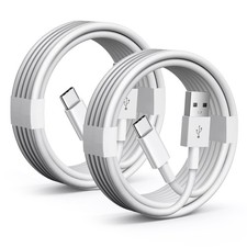 USB to C Cable 3.3ft 2Pack , White A C Fast 3.3ft,