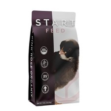 Pink Rose Organix Chick Start Crumb Feed for Starter Chickens, 40lbs