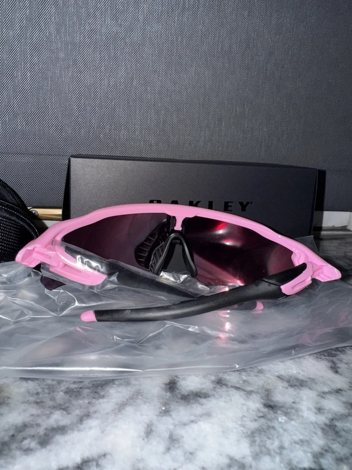Oakley Radar EV Path Prizm Red Lens Black/ Pink Frame Sunglasses - Image 4 of 4