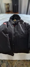 NWT CANADA WEATHER GEAR Black Full Zip Hooded Faux Men's Size 4XL Thick Jacket