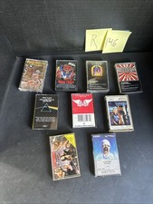 Lot of 9 Rock  Metal Cassette Tapes Iron Maiden Scorpions Pink Floyd Judas R146