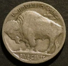 1917 D Buffalo Nickel Semi-Key Date Restored Five Cent 5c Coin C310