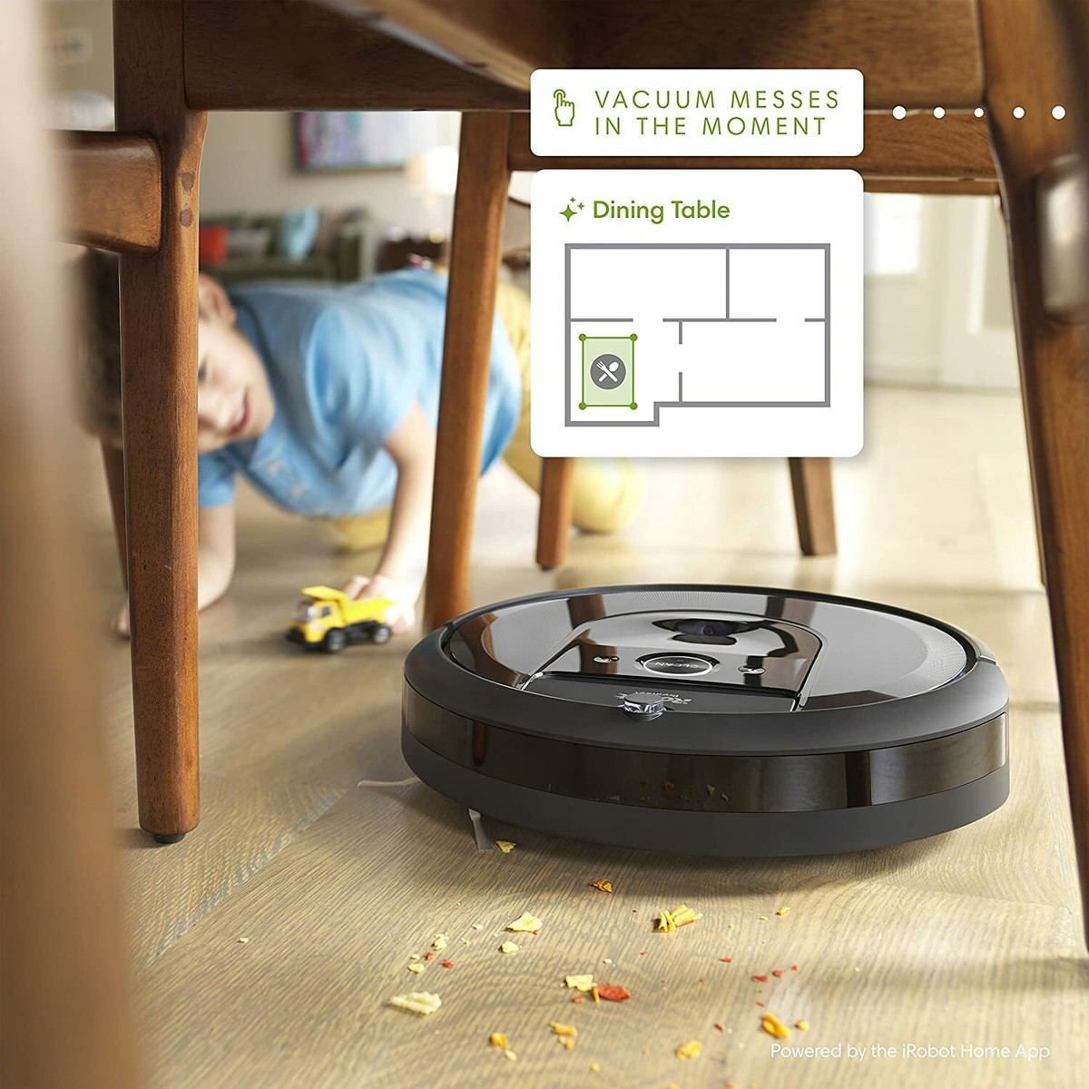 iRobot Roomba i7+ Self-Emptying Vacuum Cleaning Robot iRobot Roomba i7+ Self-Emptying Vacuum Cleaning Robot