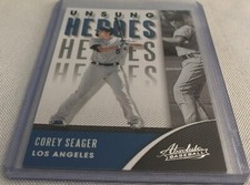 2021 Panini Absolute Baseball Corey Seager Los Angeles Dodgers Unsung Heroes #7