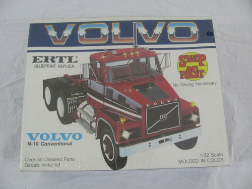 Ertl Snap Fast 1/32 Scale Volvo N-10 Conventional Tractor Semi Truck ...