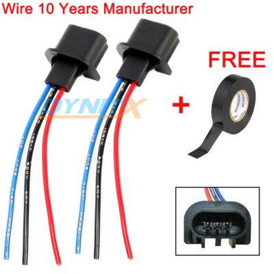H13 Headlight Harness 9008 H13 Male Wire Pigtail Harness - Headlight Socket Plug Connector Replacement 9008 H13 Headlight Pigtail - Foto 9