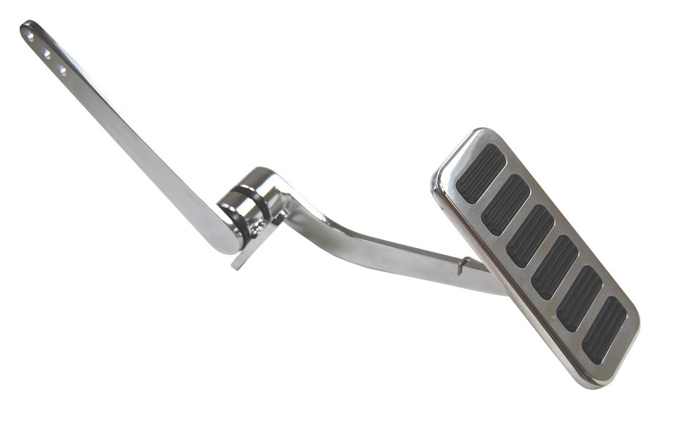 Floor Mount Gas Pedal & 36" Braided Cable Kit Hot Rod Chevy Ford Mopar Rat Rod E - Foto 8