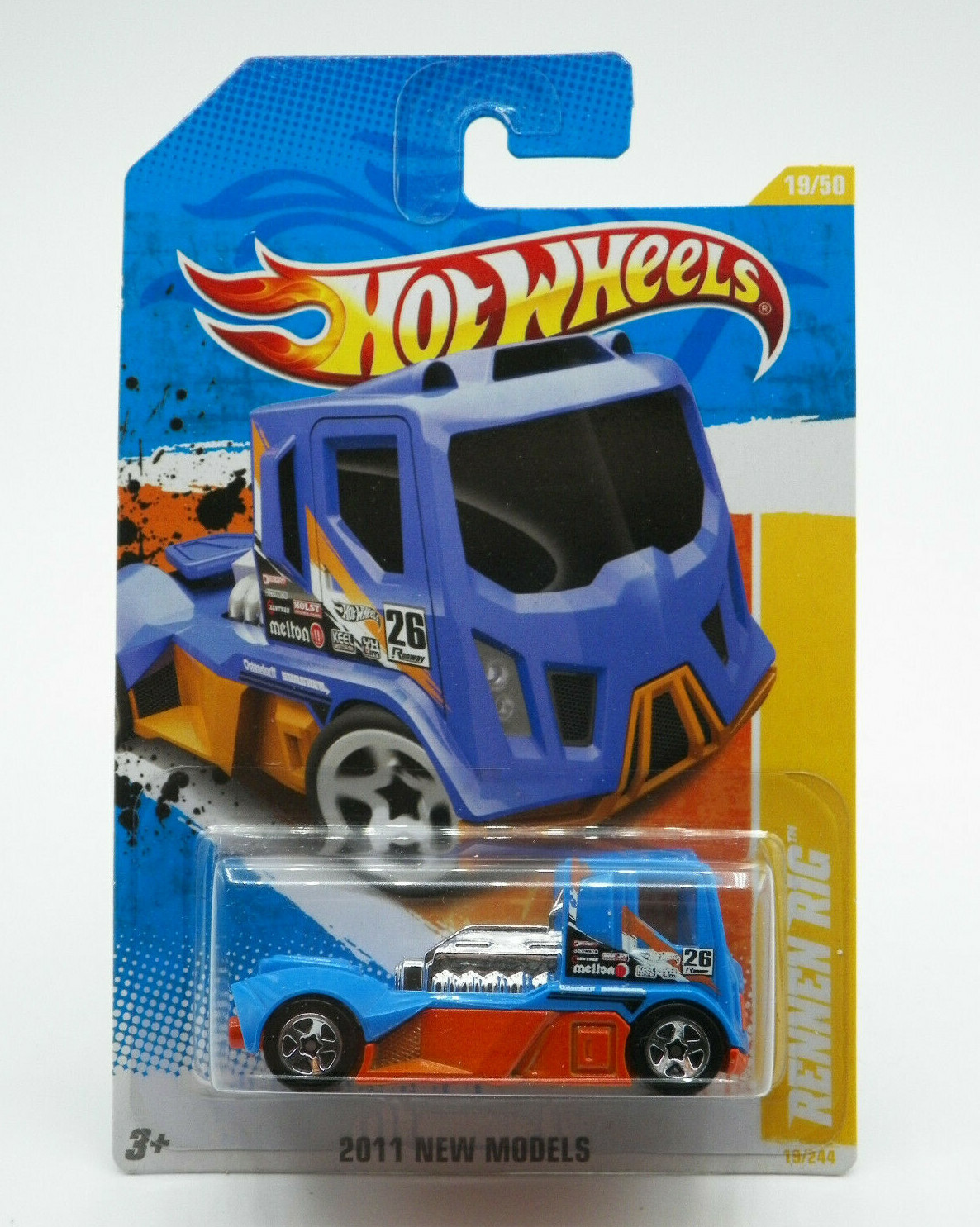Hot Wheels 2011 New Models Rennen Rig New 