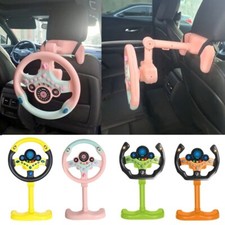 Electric Simulated Driving Steering Three-Dimensional Portable Wheel Copilot Toy