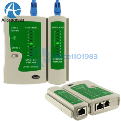 RJ45 RJ11 Cat5e Cat6 Network Lan Cable Tester Test Tool  for RJ45 / RJ11