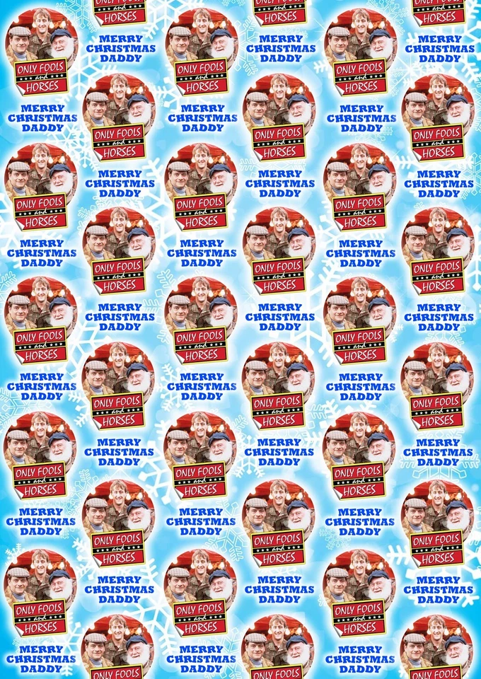FATHER TED ONLY FOOLS AND HORSES Personalised Christmas Gift Wrap - TV Show Wrapping Paper
