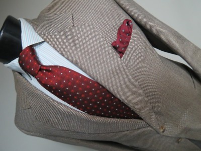 Bespoke Giliberto  York Full canvass birds eye sport coat 42 R G2U