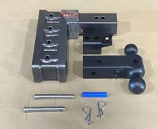 GEN-Y HITCH Mega Duty 21K Adjustable Drop Hitch w/ Versa Ball & Pintle (NEW)
