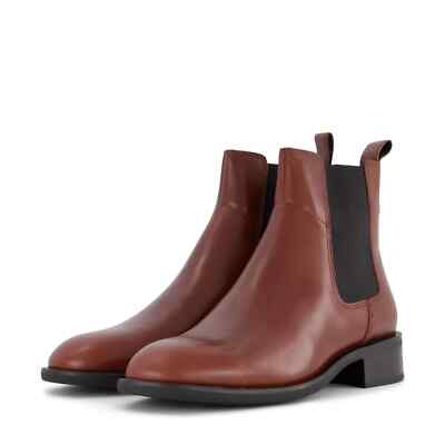 Vagabond Sheila Women's Leather Chelsea Boots, Cognac Brown