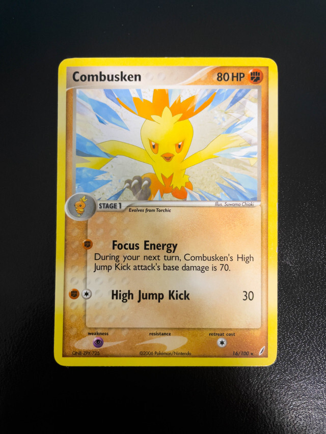 Combusken 16/100 (Crystal Guardians) - Rare - 2006 - Pokemon Card