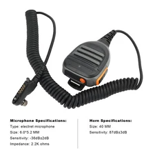AP510-SM10 Hand Microphone Spkeaker Fit for Hytera AP510 AP580 BP560 BP510 Radio