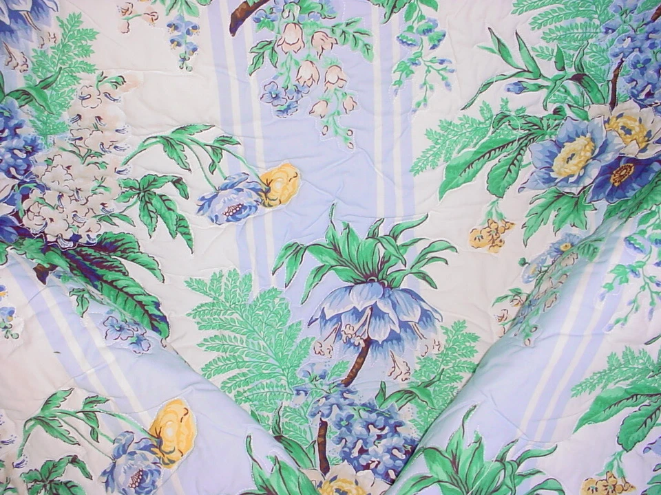 3-1/8Y Scalamandre CorsicaMatelasse Floral Bouquet Drapery Upholstery Fabric - Image 2 of 4