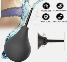 Anal Vaginal Bulb Douche Enema Rectal Colonic Irrigation Syringe Cleaner For Men
