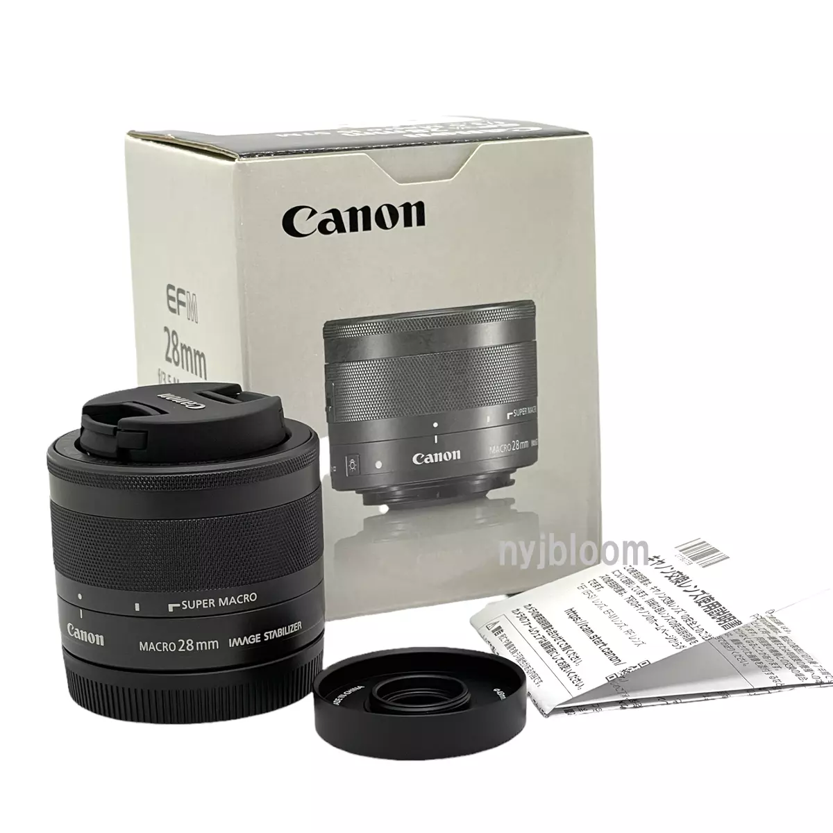 New Canon EF-M 28mm F3.5 Macro IS STM Lens for M Series Mirrorless