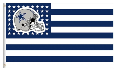 WinCraft Dallas Cowboys 3x5 Feet Grommet Flag - Polyester USA Stripes Banner For Tailgating & Home