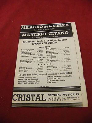 Milagro de la Sierra Martirio Gitano Paso Doble Cha Cha Cha Noten