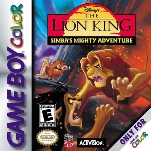 Disney's The Lion King: Simba's Mighty Adventure (Nintendo Game Boy Color, 2000)
