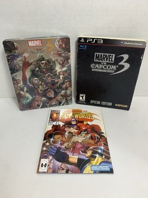 Marvel Vs. Capcom 3: Fate of Two Worlds Special Edition PS3 Complete Great Disk