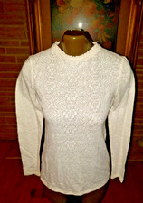 Ann Taylor LOFT Womans Ivory floral Longsleeve Shirt top size xs