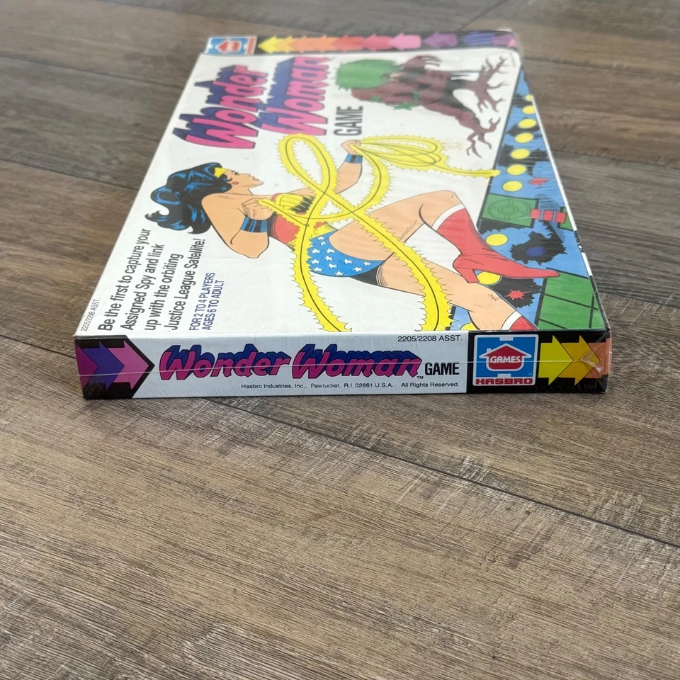 Vintage Wonder Woman 1978 Hasbro Board Game Factory Sealed RARE - Image 4 of 4