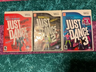 Nintendo Wii Just Dance 1 2 3 Tested CIB 