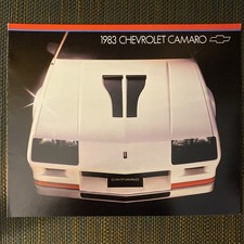 1983 Chevrolet Camaro Z28 Dealer Sales Brochure Berlinetta 11x9 16 Pages 1983 Chevrolet Camaro Z28 Dealer Sales Brochure Berlinetta 11x9 16 Pages
