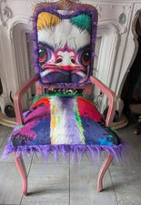 Stunning Unique Ostrich Print Statement Armchair / Accent Chair