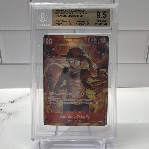 Monkey.D.Luffy (Treasure Booster Set) graded BGS 9.5 for sale on eBay