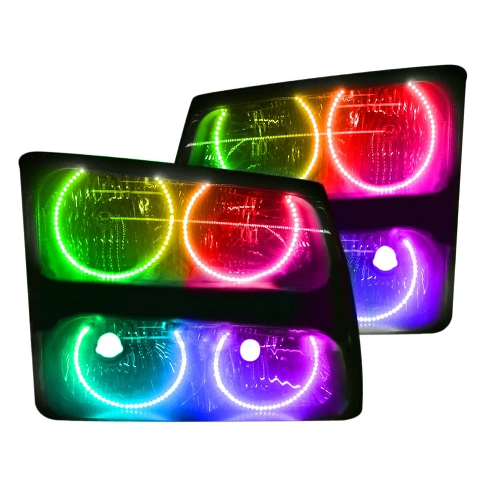 LED Halo Headlights Factory Surface Add On Custom Lights ColorSHIFT 2355-334 Foto 3 de 4