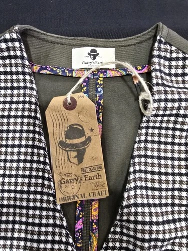 Garry's Earth Vest Handcrafted Made In Italy Size M Cod.31 image 8